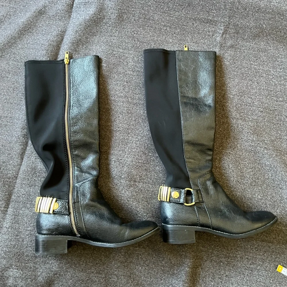 Steve Madden REGINA Leather Knee-high Boots